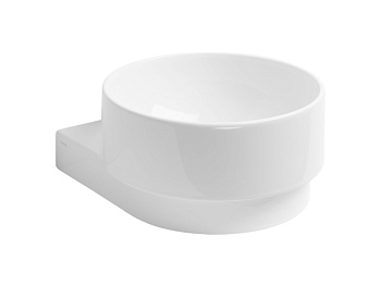 Раковина из санфаянса Simas PO 05 37х43 подвесная цвет белый глянцевый