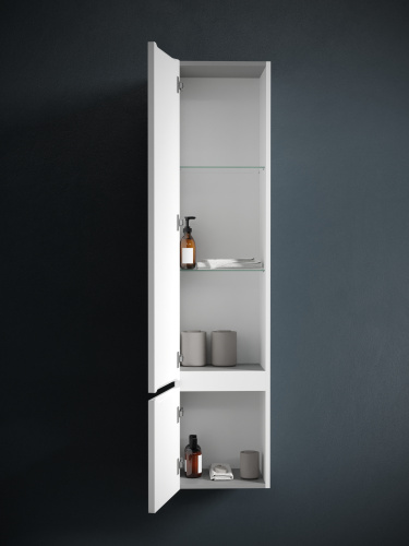 Шкаф-пенал Sancos Very PVR35LW 35х30х160 подвесной цвет белый - фото 2