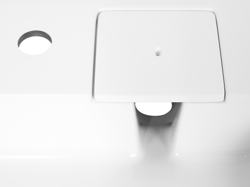 Раковина мебельная из литьевого мрамора Marko Стандарт 60 5227600 60х60 подвесная цвет белый - фото 3