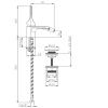 Смеситель Bossini Apice E89601.073 на биде черный