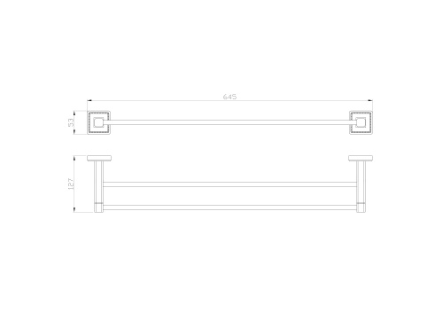 Полотенцедержатель Wonzon & Woghand Roma WW-7211 - фото 2