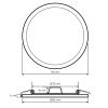 Панель светодиодная встраиваемая Apeyron 42522