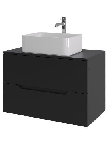 Тумба с раковиной Orange Line Li-80TubMDF+B02-460W 81х46х68 - фото 2