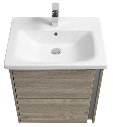 Тумба под раковину Aquaton Стоун 1A231401SX850 56,5х44,2х60 подвесная - фото 2