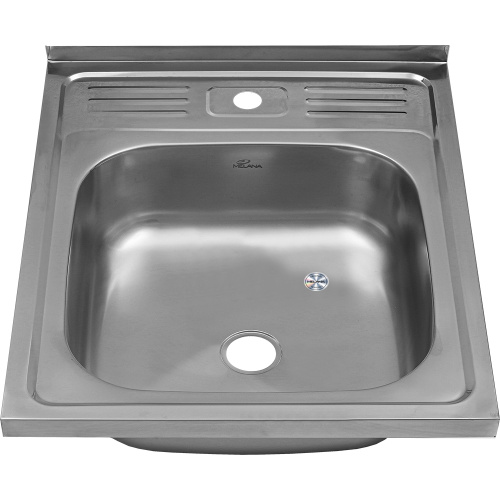 Кухонная мойка Melana 075 t (*20) 60х50 цвет хром - фото 2