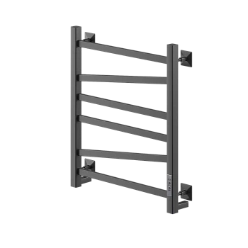 Полотенцесушитель Veconi Barro-C B6050B-C 50х60 электрический черный
