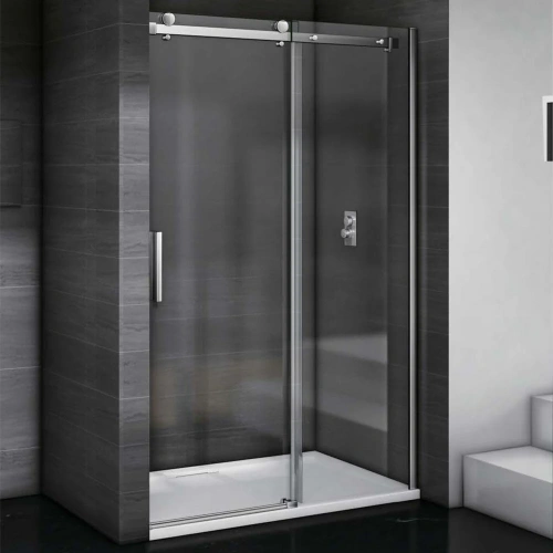 Душевая перегородка Good Door Galaxy ГЛ00010 140х195 стекло прозрачное профиль хром глянцевый - фото 2