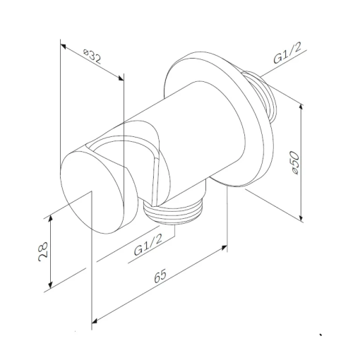 Шланговое подсоединение Am.Pm F0602122 - фото 3