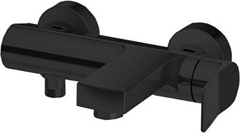 Смеситель для ванны с душем Paffoni Tilt TI022NO настенный черный