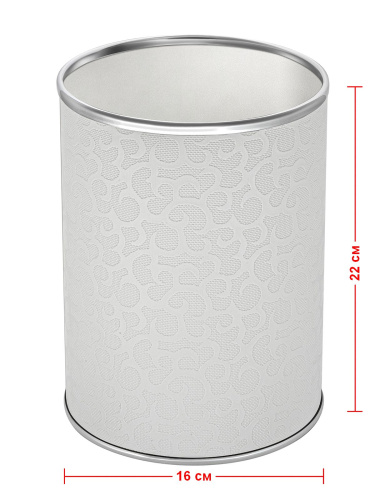 Ведро мусорное Geralis FLOWER M-FWH-B 3 л - фото 2