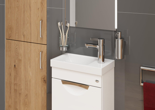 Тумба под раковину Onika Комо 104005 39х21х55 подвесная - фото 5