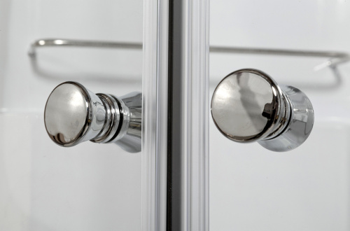 Душевая кабина AvaCan L608LED+GM 80х80 четверть круга с крышей ориентация универсальная - фото 4