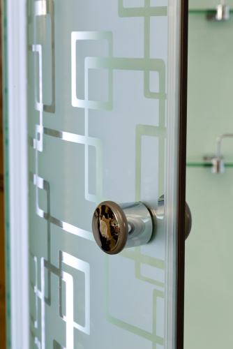 Душевая кабина AvaCan EM1511RNLED+GM 110х80 асимметричная без крыши ориентация правая - фото 4