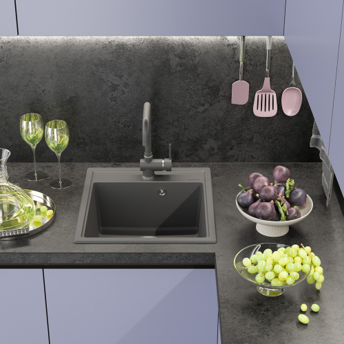 Кухонная мойка Misty Imperial IMP-46х51-04 46х51 цвет серый - фото 2