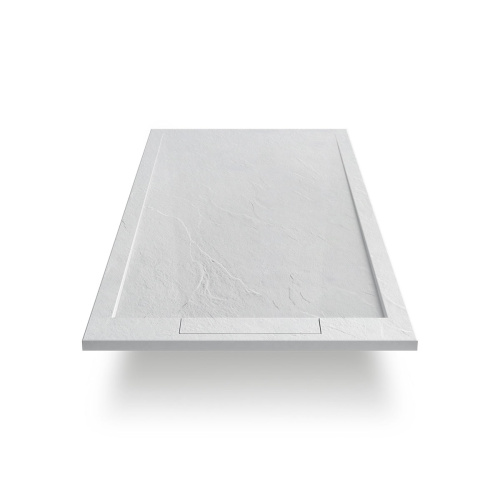 Душевой поддон Vincea H25 VST-4SRL8010W 100х80 искусственный камень белый матовый - фото 2