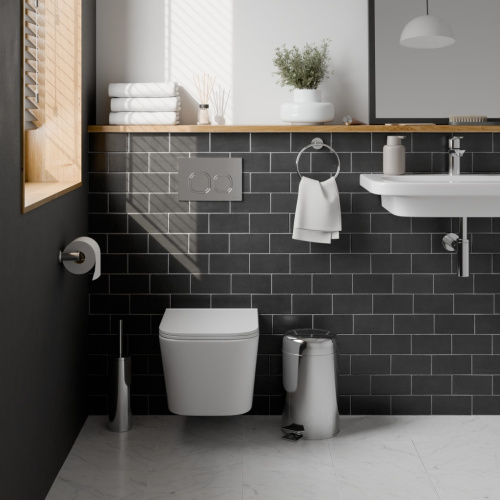 Клавиша смыва механическая Iberica Blanca ESTI-Q IB.B083.003.002 цвет серый - фото 4