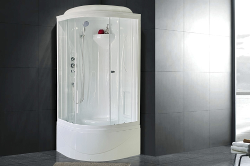 Душевая кабина Royal Bath BK RB90BK1-T 90х90 четверть круга с крышей ориентация универсальная - фото 2