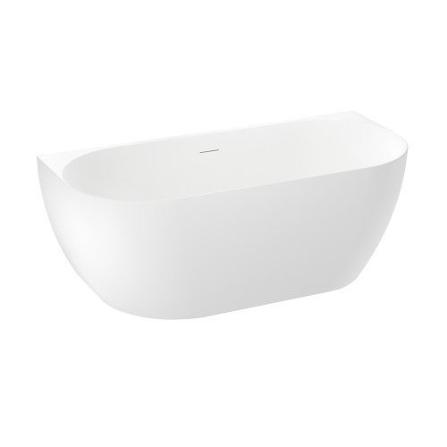 Ванна акриловая Wellsee Belle Spa 3.0 235901000 170х80 пристенная полукруглая с ножками - фото 2