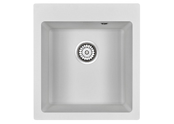 Кухонная мойка Paulmark KANTE 45 PM104651-WH 47х51 цвет белый