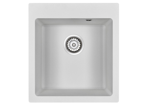 Кухонная мойка Paulmark KANTE 45 PM104651-WH 47х51 цвет белый