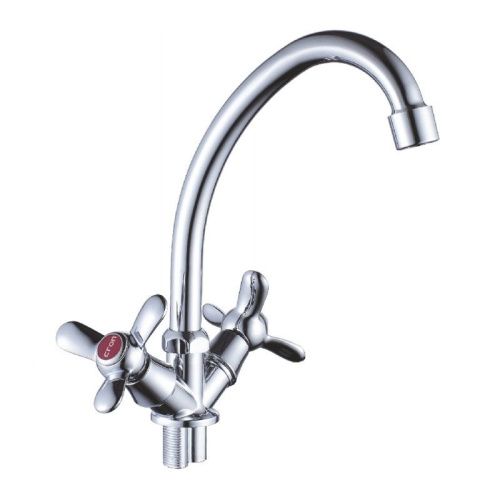 Смеситель для кухни Cron CN4012-2 на мойку хром - фото 2
