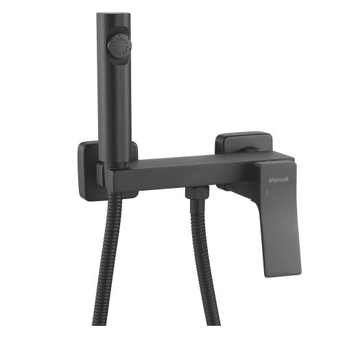 Гигиенический душ со смесителем Shevanik S4005H-1 черный - фото 2