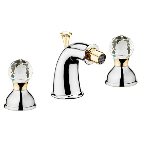 Смеситель Webert Karenina KA710202017 на биде хром/золото - фото 2