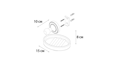 Мыльница Fixsen Style FX-41108 - фото 3