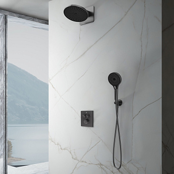 Душевая система Vincea Inspire VSFW-3I21MT5CH встраиваемая в стену с термостатом