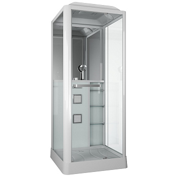 Душевая кабина Grossman GR121 90х90 квадратная с крышей ориентация универсальная