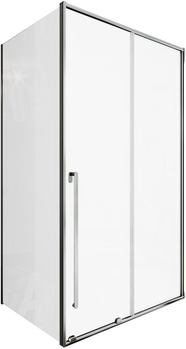 Душевой уголок Allen Brau Fantasy 3.11006.00 + 3.11011.00 120х80 стекло прозрачное профиль хром глянцевый без поддона - фото 2