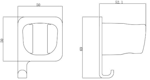 Держатель для душа Allen Brau Infinity 5.21B17-00 хром - фото 5