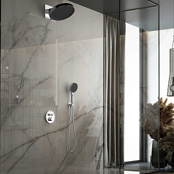 Душевая система Vincea Inspire VSFW-3I22MT3CH встраиваемая в стену с термостатом