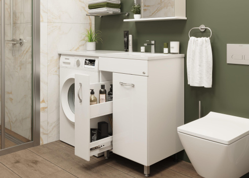 Тумба под раковину Onika Нави 106021 56х48х78 напольная - фото 5