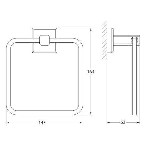 Полотенцедержатель Artwelle HAGEL 9913 - фото 2