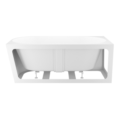 Ванна акриловая Wellsee Excellence Pro 287607000 170х75 пристенная асимметричная с ножками - фото 3