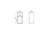 Шкаф Vitra Metropole 58208 40х90 подвесной цвет коричневый