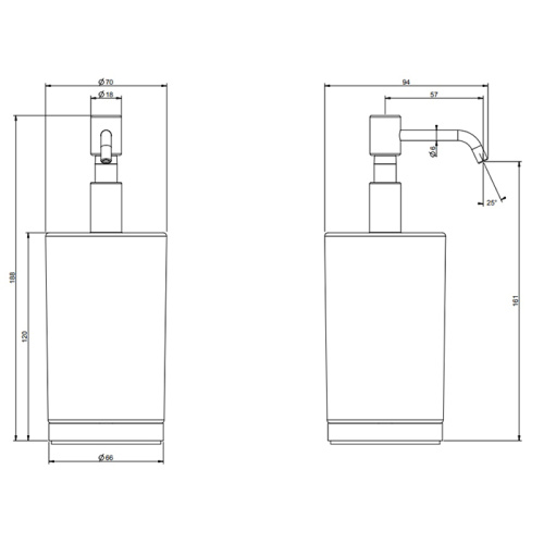 Дозатор Gessi Emporio accessories 38839#149 - фото 2
