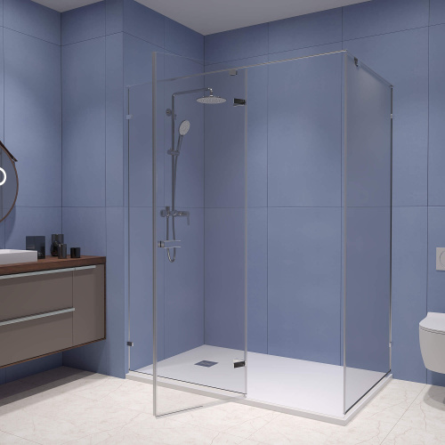 Душевой уголок RGW Stilvoll 353204008-11 100х80 стекло прозрачное профиль хром глянцевый без поддона - фото 2