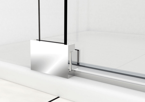 Душевая дверь Vincea Extra VDP-1E9010CL 100х200 стекло прозрачное профиль хром глянцевый - фото 2