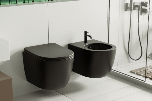 Биде ABBER Bequem AC1150MB подвесное - фото 3