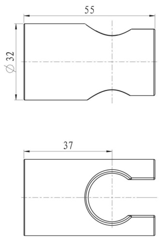 Держатель для душа BelBagno NOVA BB-HLD-IN сатин - фото 2