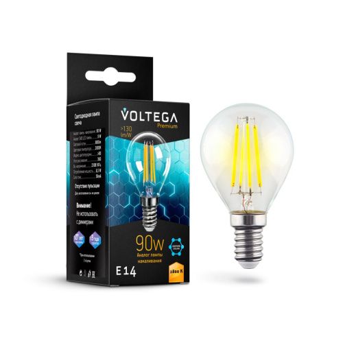 Лампа светодиодная Voltega Globe E14 9W Graphene 7136 - фото 2