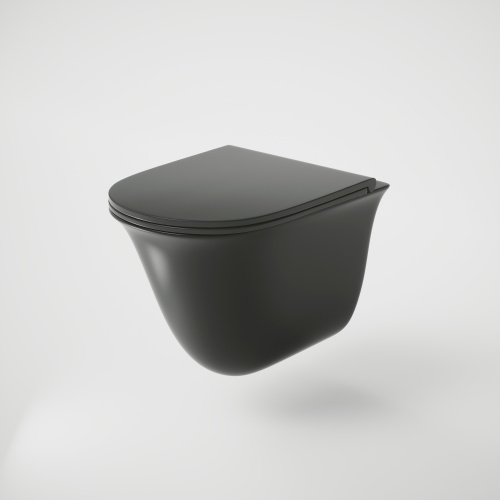 Унитаз подвесной Grossman Санфаянс GR-4412BMS черный матовый с сиденьем безободковый каскадный смыв