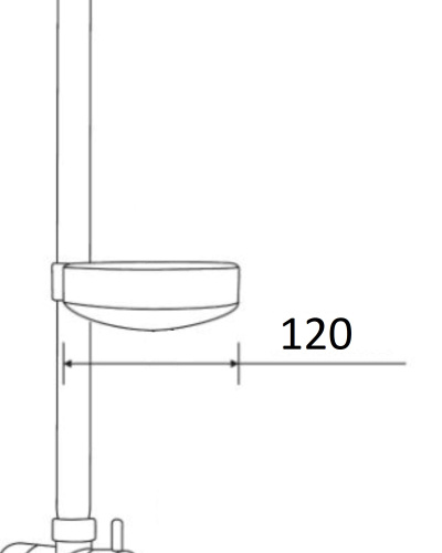Мыльница на душевую штангу Orange SOAP DISH-B - фото 4