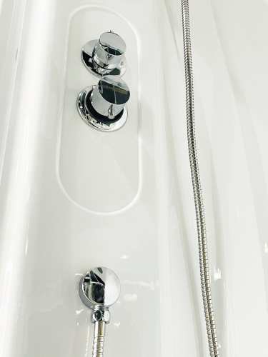 Душевая кабина Royal Bath BK RB90BK1-T 90х90 четверть круга с крышей ориентация универсальная - фото 4