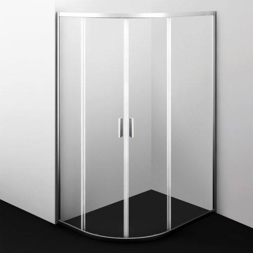 Душевой уголок Wasserkraft Lippe 45S 45S24 120х90 стекло прозрачное профиль хром глянцевый без поддона - фото 3