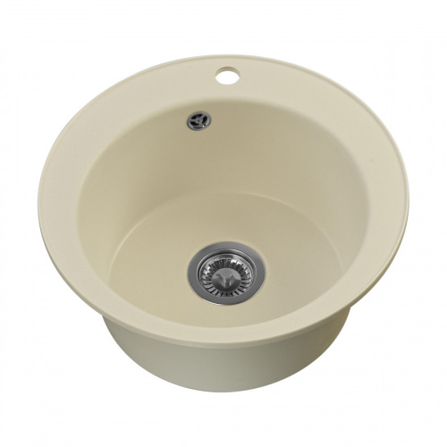 Кухонная мойка Aquaton Шелли 1A734732SS240 50х50 цвет белый - фото 2