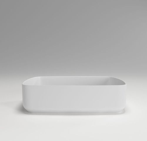 Раковина из искусственного камня Plumberia Selection Nove NOVE SOFT BO 50х30 накладная цвет белый - фото 2