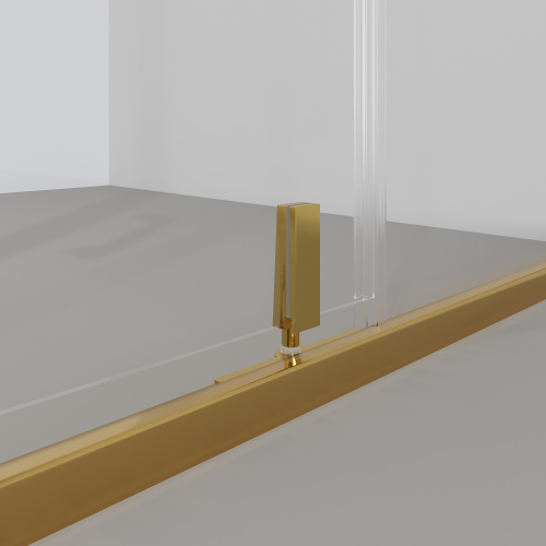 Душевая дверь Niagara Nova NG-43-11AG 110х195 стекло прозрачное профиль золото глянцевое - фото 4